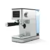 Masina de screening cu spumă de lapte 20 Bar Espresso Masina cu touchscreen &amp; 17 L rezervor de apă detaşabil argint