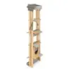 Scratch &amp; scara cu Sisal scratch post &amp; dana pliabila