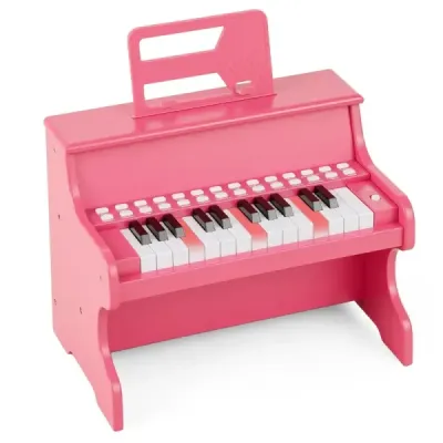 25 Chei Mini Digital Piano Copii Pian electric cu viteza reglabila roz