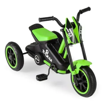 Biciclete pentru copii cu 3 roți robuste și pedale picior pentru copii biciclete verde