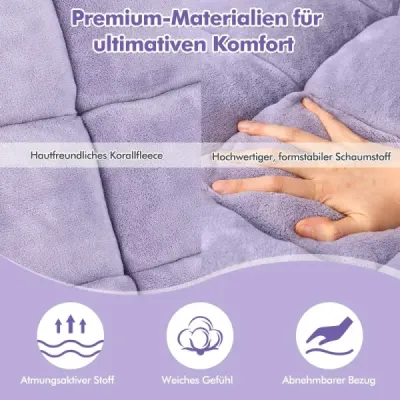 Scaun pliabil Lazy Canapea Faul Tatami Floor Cushion Purple