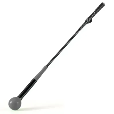 80cm ajutor de formare golf cu cap de greutate pentru manevra de flexibilitate echilibru gri