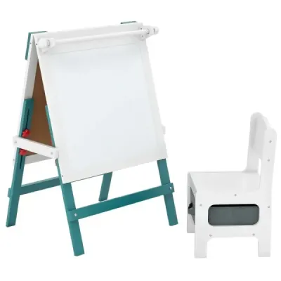 sevalet pentru copii cu scaun inaltime masa reglabila pentru copii cu tabla & Whiteboard verde