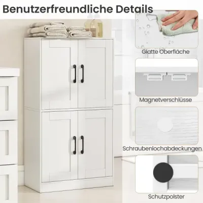 Cabinet de bucatarie cu 4 usi si rafturi reglabile Cabinet tip bufet