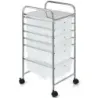 Masina rulanta cu 6 sertare stivuite si cadru metalic transparent