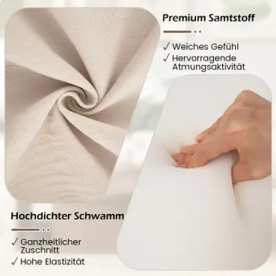 Scaun podea cu suport backrest & Soft catifea & Ergonomic