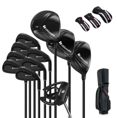 11 Set parţial club de golf pentru dreptaci cu sac de golf set crose de golf Caddy Bag