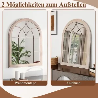 Oglinda gradina cu cadru de metal perete oglinda oglinda decorativ 69 x 88,5cm