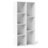 7-cube raft liber raft cub vertical sau orizontal cu 7 compartimente raft de depozitare Alb