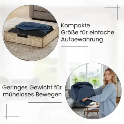 Scaun lounge gonflabil Ergonomic gonflabilă canapea leneşă cu capac detașabil albastru