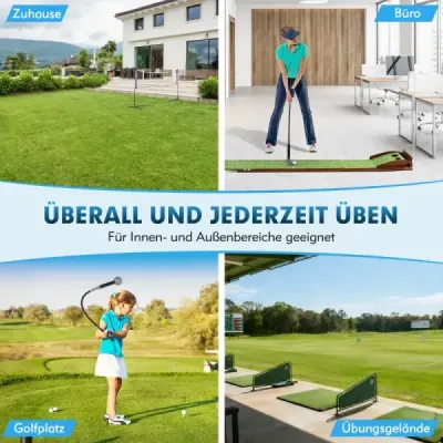 80cm ajutor de formare golf cu cap de greutate pentru manevra de flexibilitate echilibru gri