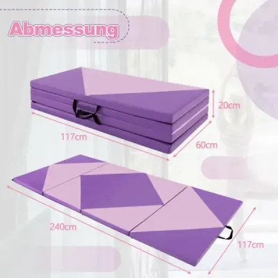 Gimnastică pliabilă Mat Violet