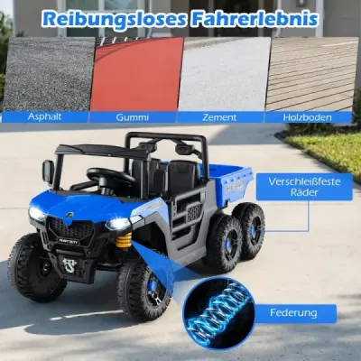 24V vehicul pentru copii cu pat de înclinare electric & telecomanda si lumini LED