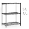 Rack de stocare 3 etaje metalice grele sarcina reglabil universal rack