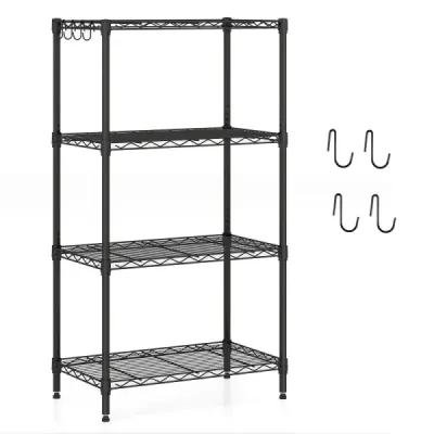 4 etaje raft de stocare metal grele sarcina reglabil universal rack
