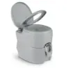 Toaletă portabilă compactă în interior şi exterior cu rezervor de deşeuri de 20L