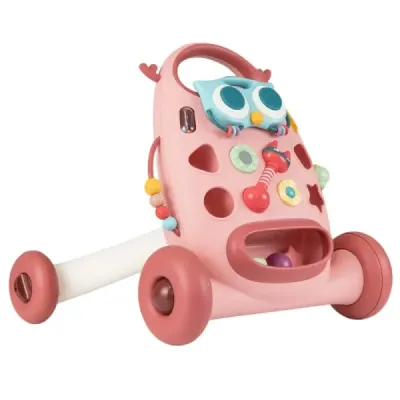 Cărucior de rulare cu jucător oval detașabil & sortator formă Rulare cărucior Rosa