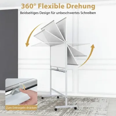 Tablou cu înălțime dublă-justabil cu roller & stand & pin