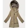 Dámska jarná bunda MODA0409 piesková