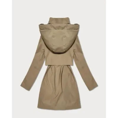 Dámska jarná bunda MODA0409 piesková