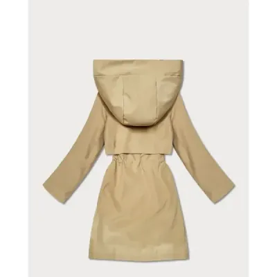 Dámska ľahká podšívková parka piesková MODAK60407