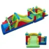 Slide gonflabil Hüpfburg mare cu zona de salt Kinderhüpfburg (fără ventilator)