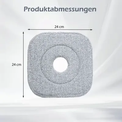 Wischmopp und Eimersystem mit Auswringfunktion & Wastewater Separation mit 6 substitut mop Heads Green