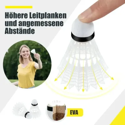 Badminton net cu stand cu minge de arc net reglabil cu 2 bile de arc & sac de transport 310 x 102 x 89 