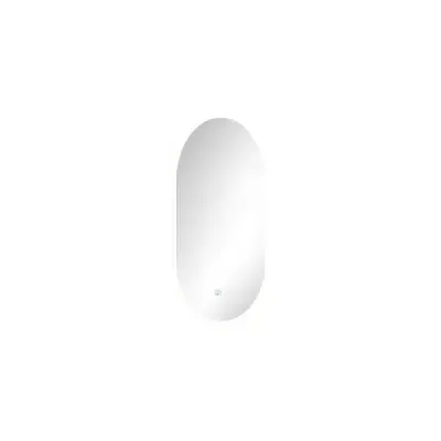90 x 55 cm luminat oglinda baie cu spate de argint