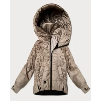 Jacheta pentru femei cu curele Goodlookin bej (B8591-12)