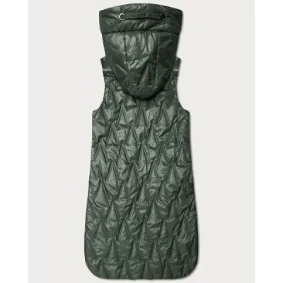Vestă de damă uşoară cu lacăt de aur Goodlookin kaki (B8586/B8587-11)