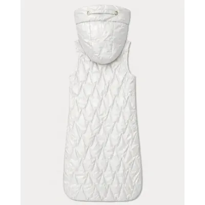 Vestă de damă uşoară cu lacăt de aur Goodlookin ecru (B8586/B8587-26)