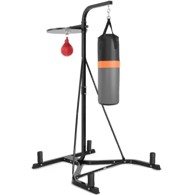 2 în 1 stand de box Freestanting cu sac de box & înălțime reglabil de box speedball
