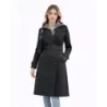 Dámsky trench kabát  MODA2252 čierny