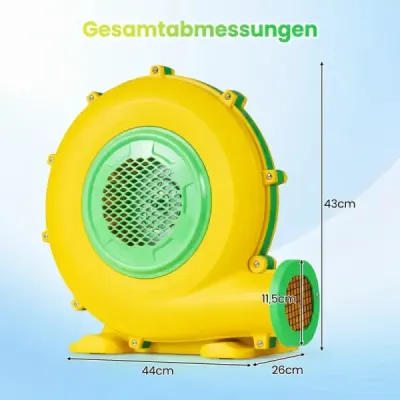 950W Suflator Hüpfburge cu mâner și suflant la sol