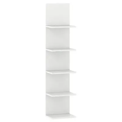 5 rafturi de perete lipicioase rafturi verticale agățat rafturi de afișare Sloping negru