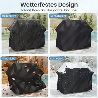 Capac pentru grătar cu șnur și închidere Velcro rezistent la apă