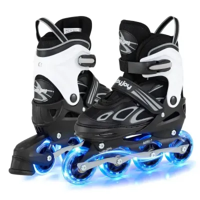 Pantofi pentru copii Roller 4 Dimensiuni reglabile role inline patine cu roți luminoase M (EU 32-36)