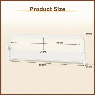 Ecranul pliabil pentru copii mici, reglabil Oxford Fabric U Frame Y sistem de curea cu Buckle White