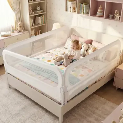 Ecranul pliabil pentru copii mici, reglabil Oxford Fabric U Frame Y sistem de curea cu Buckle White