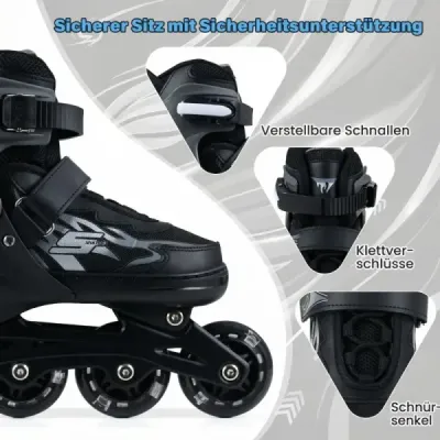 Copii Inlineskates 7 9 ani 4 compartiment Interiorul de siguranţă reglabil pentru începători