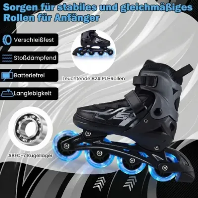 Copii Inlineskates 7 9 ani 4 compartiment Interiorul de siguranţă reglabil pentru începători
