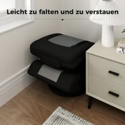 360° Armscaun pentru jocuri reglabil cu podea pliabila Canapeaua Lendrest Indoor Grey Black
