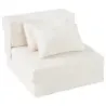 3 În 1 canapea pliabil pat Chenille cu 2 perne pentru camera de zi dormitor Home Office Bej