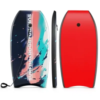 104 Cm Tablou de corp ușor EPS Cores Deck XPE HDPE Bottom Wristband pentru Beach Sea Pool