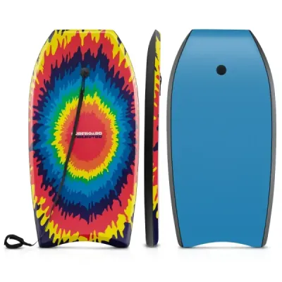 104 Cm Bodyboard Light EPS Cores XPE Deck Fund HDPE Half Moon Back Handle For Beach Sea Pool