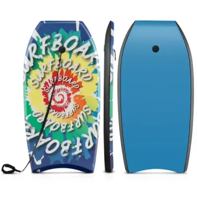 104cm Bodyboard, EPS-core, XPE-Deck, HDPE-Sole, Leine, pentru Beach Pool Sea