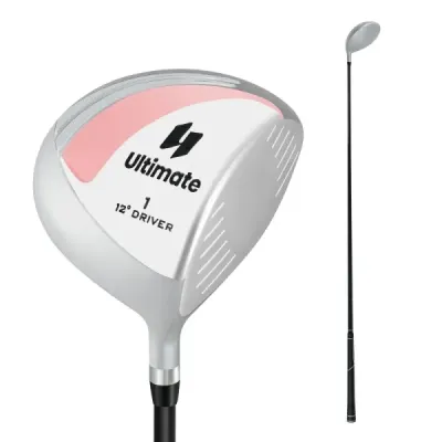 Golf Driver pentru femei 460CC Club de golf din aluminiu pentru dreptaci cu arbore de capotă și grafit