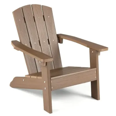 Copii Adirondack scaun HiPS plastic 105° Ergonomic până la 75kg 3-8 ani maro