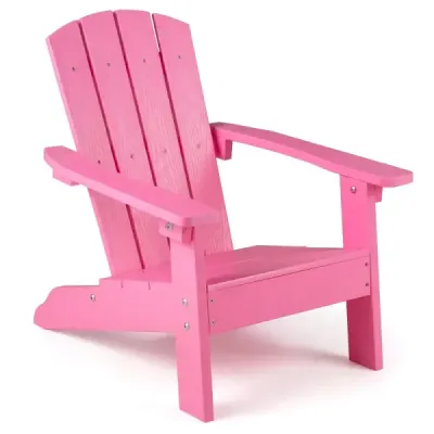 Copii Adirondack scaun Hips plastic 105° Ergonomic până la 75kg 3-8 ani Roz
